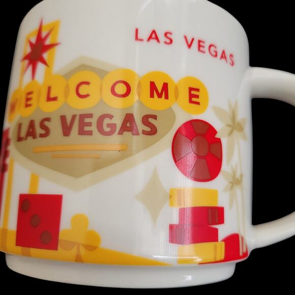 Starbucks "You Are Here Series" Las Vegas and Canada 14 oz Ceramic Mug Set of 2 - Picture 15 of 16